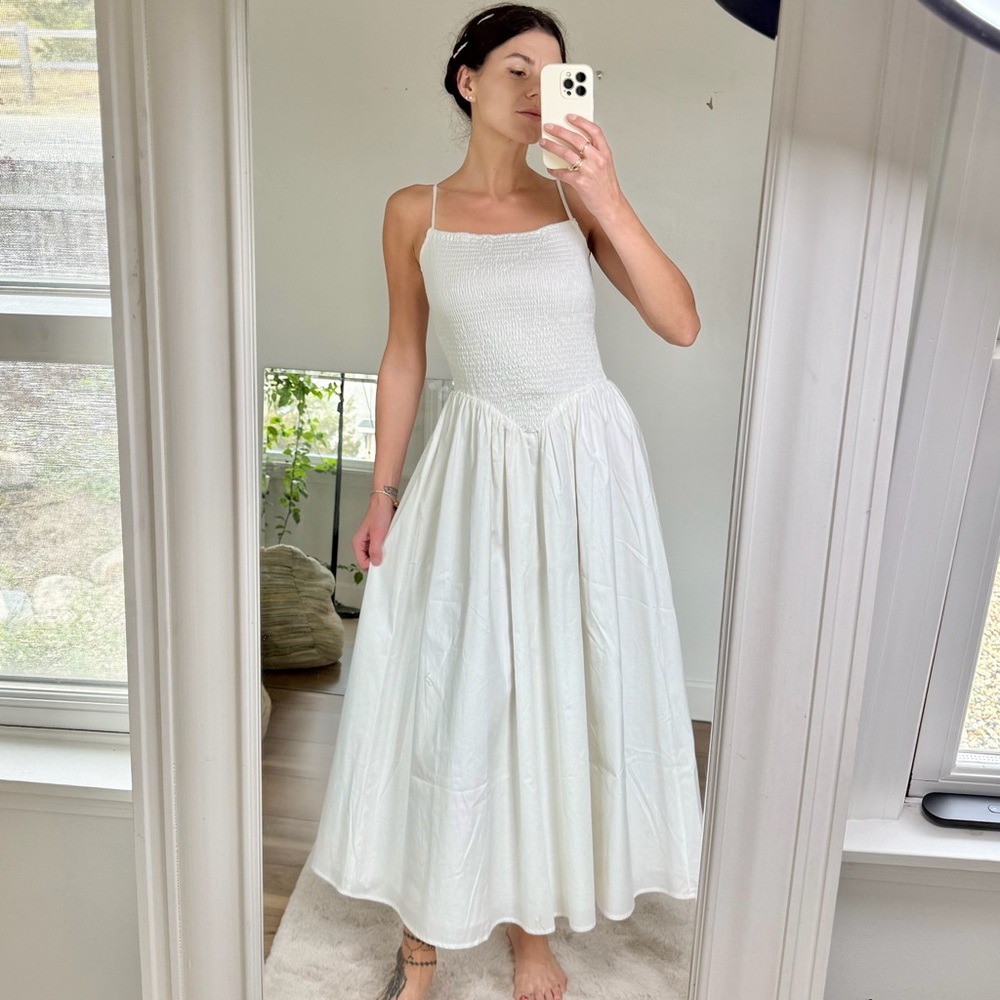 Size S-M /  White Maxi Dress